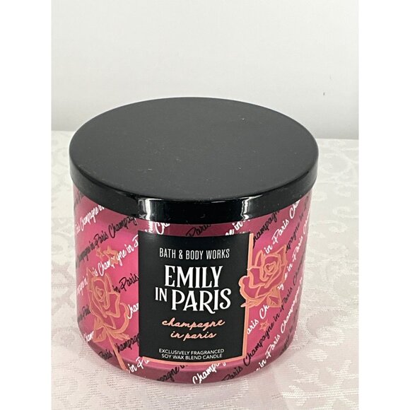 Bath &‎ Body Works Emily In Paris Champagne In Paris 3-Wick Scented Candle - Picture 1 of 3